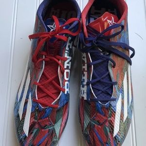 Adidas Don't Mess with Texas Soccer Cleats 13.5
